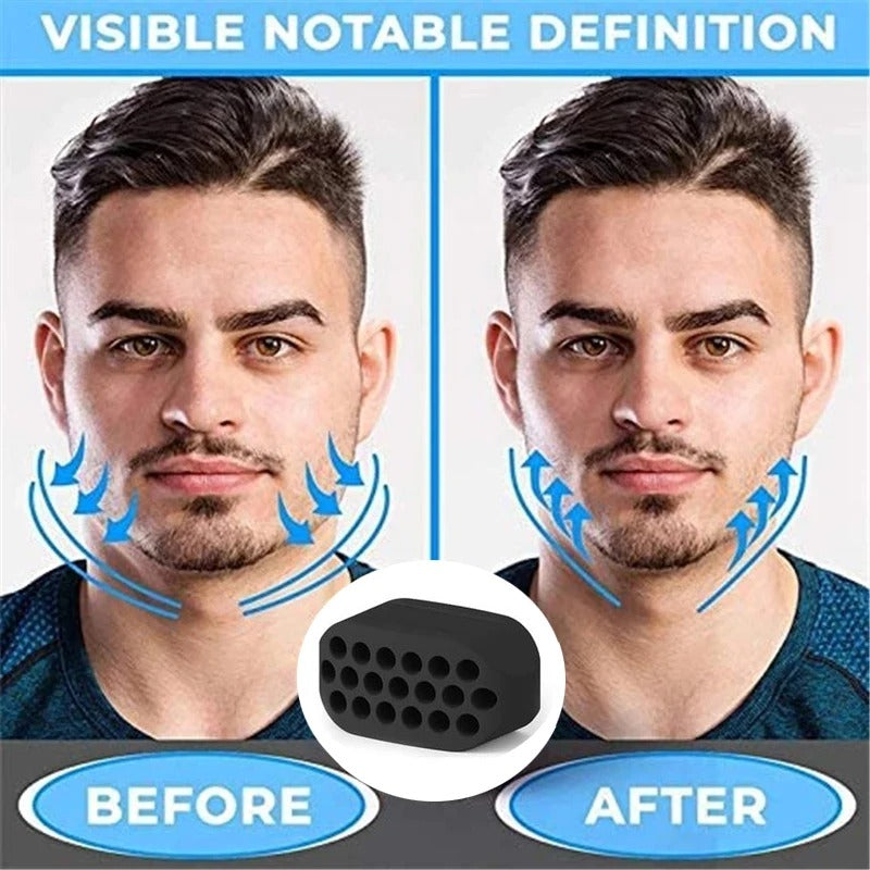 Silicone Jaw Line Exerciser Facial Toner And Neck Muscle Trainer