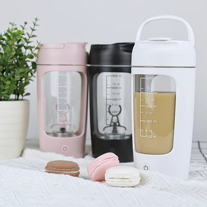 22oz USB Electric Portable Shaker Bottle Fully Automatic Rechargeable